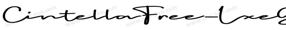 CintellaFree-LxeG字体转换