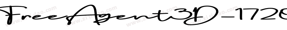 FreeAgent3D-1720字体转换