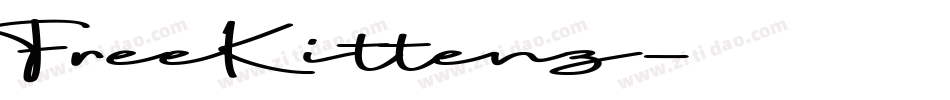 FreeKittenz字体转换