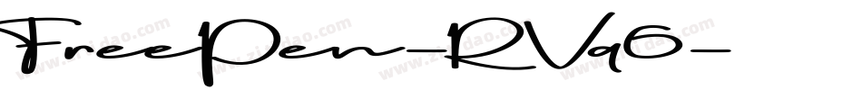 FreePen-RVq6字体转换