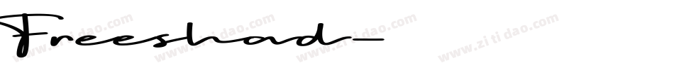Freeshad字体转换