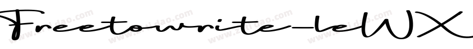Freetowrite-leWX字体转换