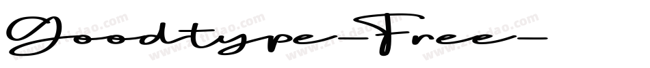 Goodtype-Free字体转换