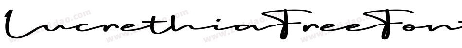 LucrethiaFreeFont-zZo0字体转换