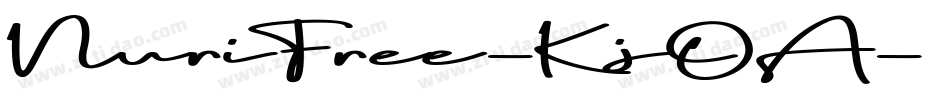NuriFree-KjOA字体转换