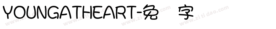 YOUNGATHEART字体转换