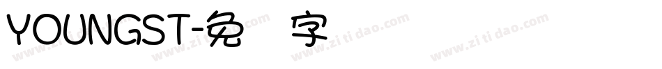 YOUNGST字体转换