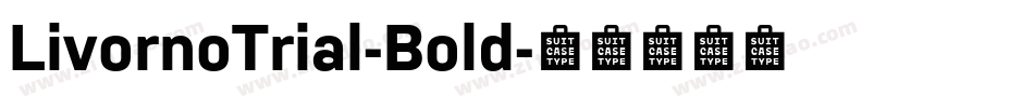 LivornoTrial-Bold字体转换