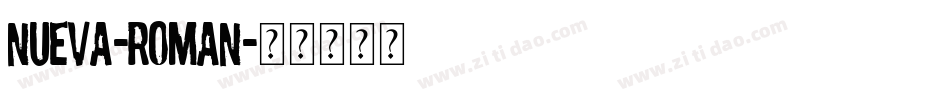 Nueva-Roman字体转换