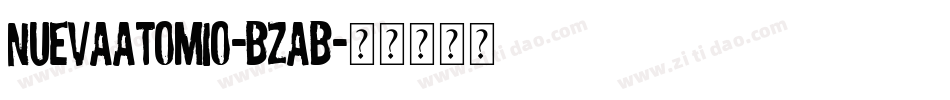 NuevaAtomio-BZAB字体转换
