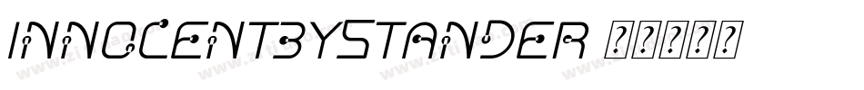 INNOCENTBYSTANDER字体转换