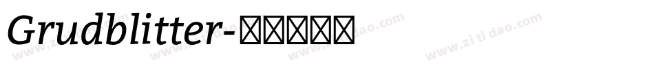 Grudblitter字体转换