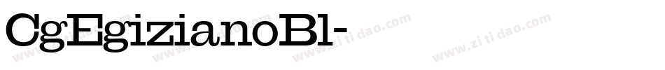 CgEgizianoBl字体转换