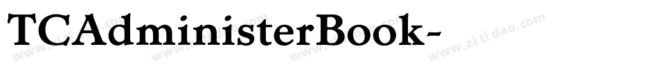 TCAdministerBook字体转换