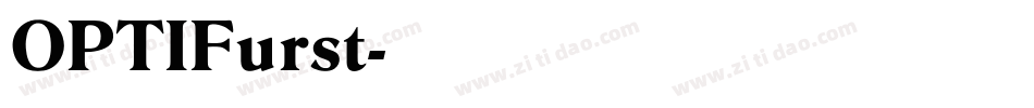 OPTIFurst字体转换
