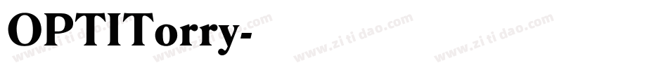 OPTITorry字体转换