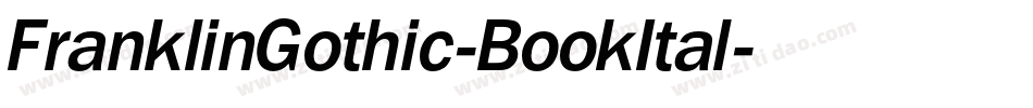 FranklinGothic-BookItal字体转换 FranklinGothic-BookItal字体转换