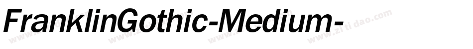 FranklinGothic-Medium字体转换 FranklinGothic-Medium字体转换
