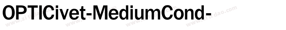 OPTICivet-MediumCond字体转换
