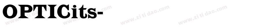 OPTICits字体转换