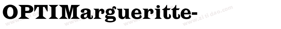 OPTIMargueritte字体转换