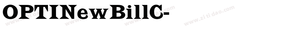 OPTINewBillC字体转换