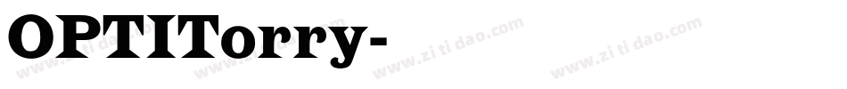 OPTITorry字体转换