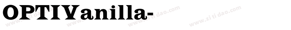 OPTIVanilla字体转换