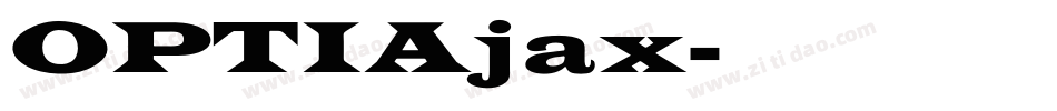 OPTIAjax字体转换