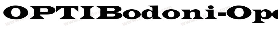 OPTIBodoni-Open字体转换