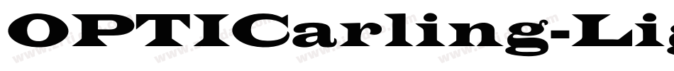 OPTICarling-Light字体转换