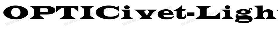 OPTICivet-Light字体转换