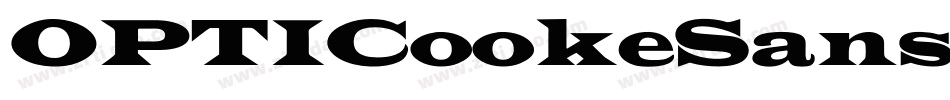 OPTICookeSans-Italic字体转换