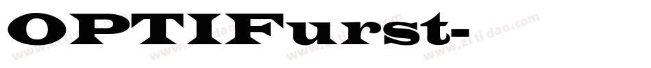 OPTIFurst字体转换