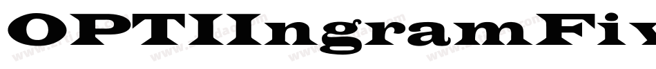 OPTIIngramFive字体转换