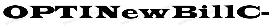 OPTINewBillC字体转换