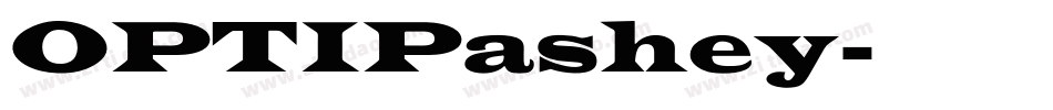 OPTIPashey字体转换