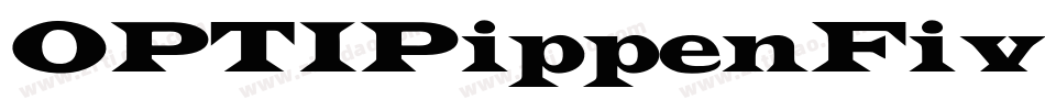 OPTIPippenFive字体转换