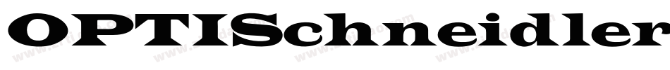 OPTISchneidler-Swash字体转换
