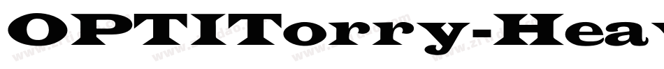 OPTITorry-Heavy字体转换