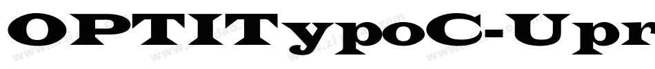 OPTITypoC-Upright字体转换