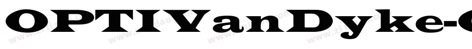 OPTIVanDyke-Outline字体转换