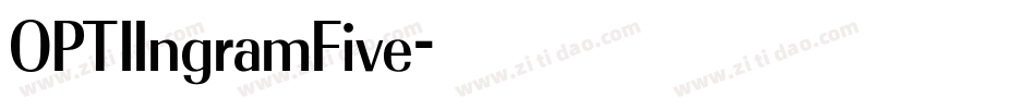 OPTIIngramFive字体转换