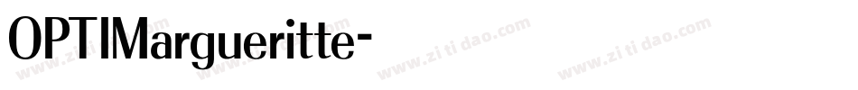 OPTIMargueritte字体转换