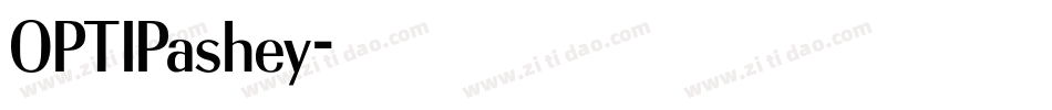 OPTIPashey字体转换