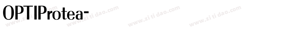 OPTIProtea字体转换