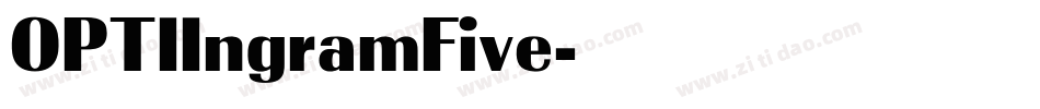OPTIIngramFive字体转换