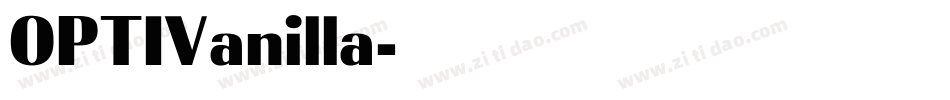 OPTIVanilla字体转换
