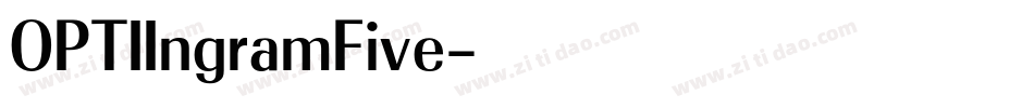 OPTIIngramFive字体转换