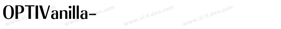 OPTIVanilla字体转换